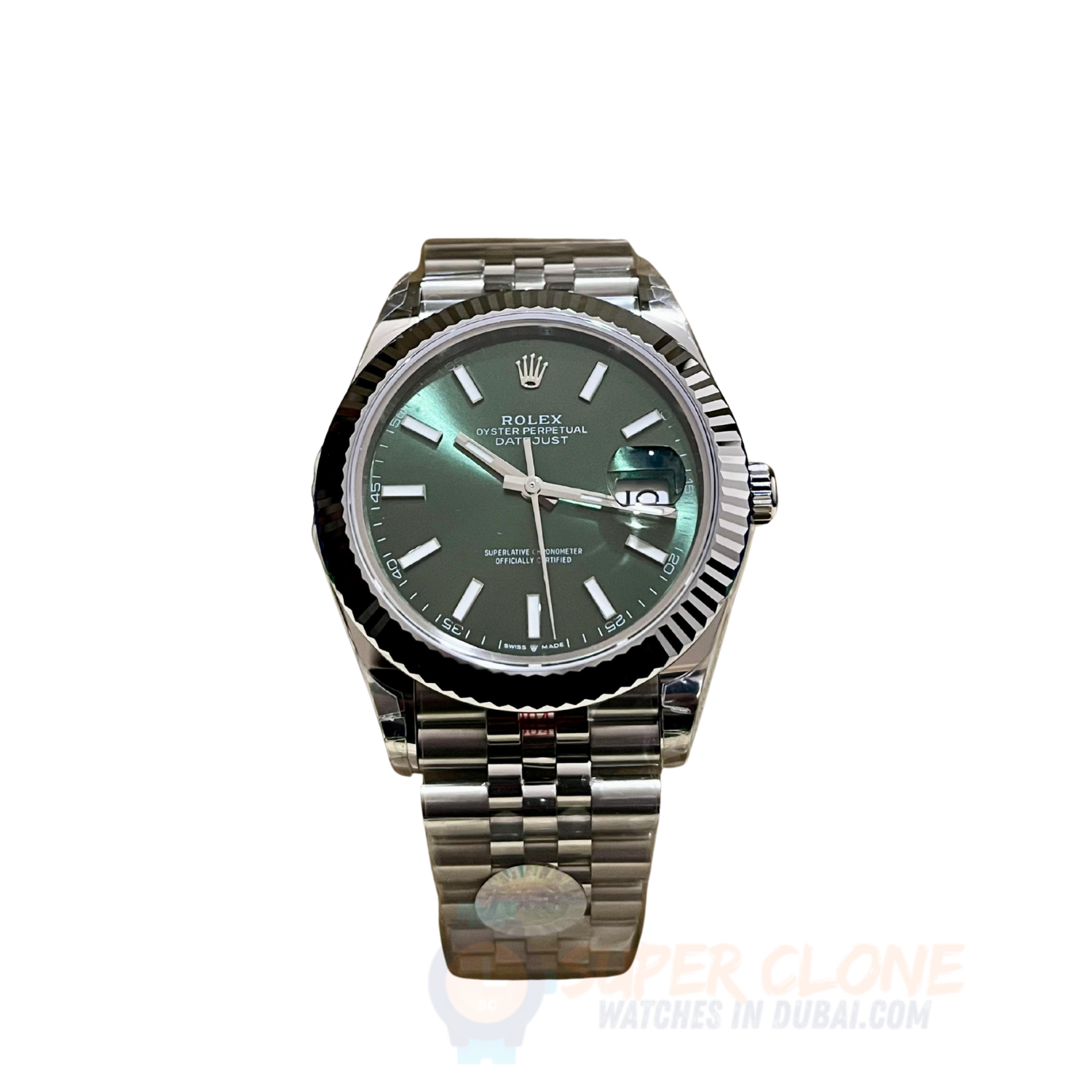 ROLEX DATE-JUST 41MM JUBILEE BRACELET MINT GREEN DIAL ROLEX DATE-JUST 41MM JUBILEE BRACELET MINT GREEN DIAL