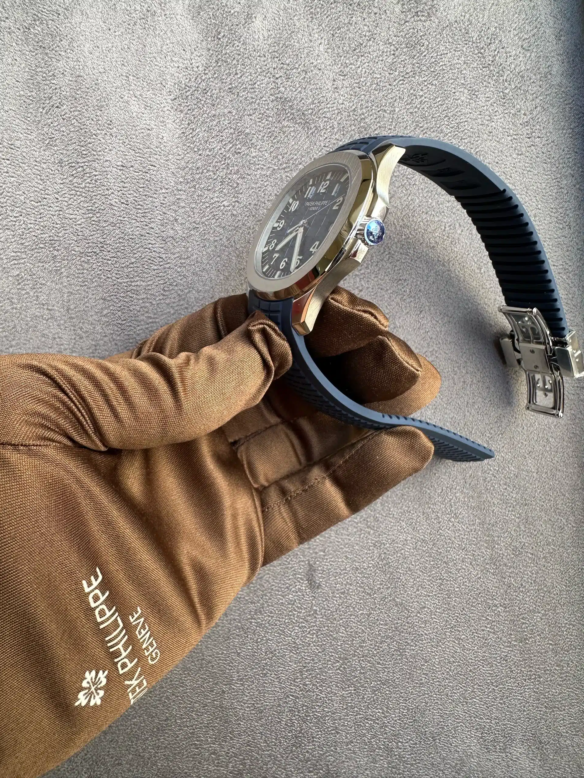 Patek Philippe Aquanaut Blue White Gold