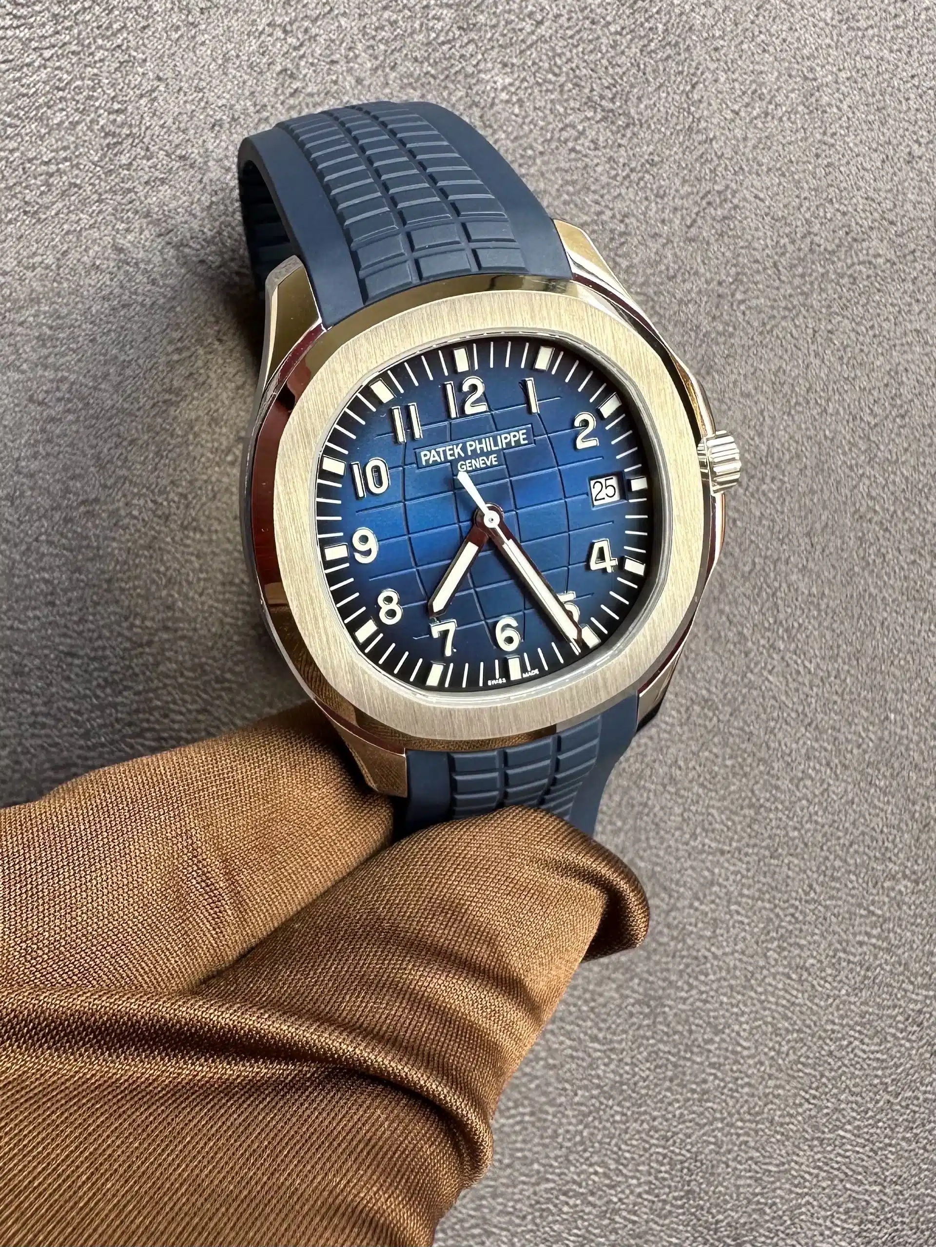 Patek Philippe Aquanaut Blue White Gold