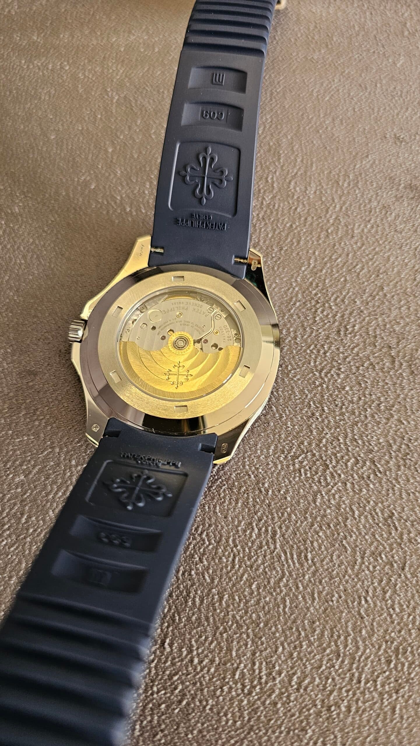 Patek Philippe Aquanaut Blue White Gold
