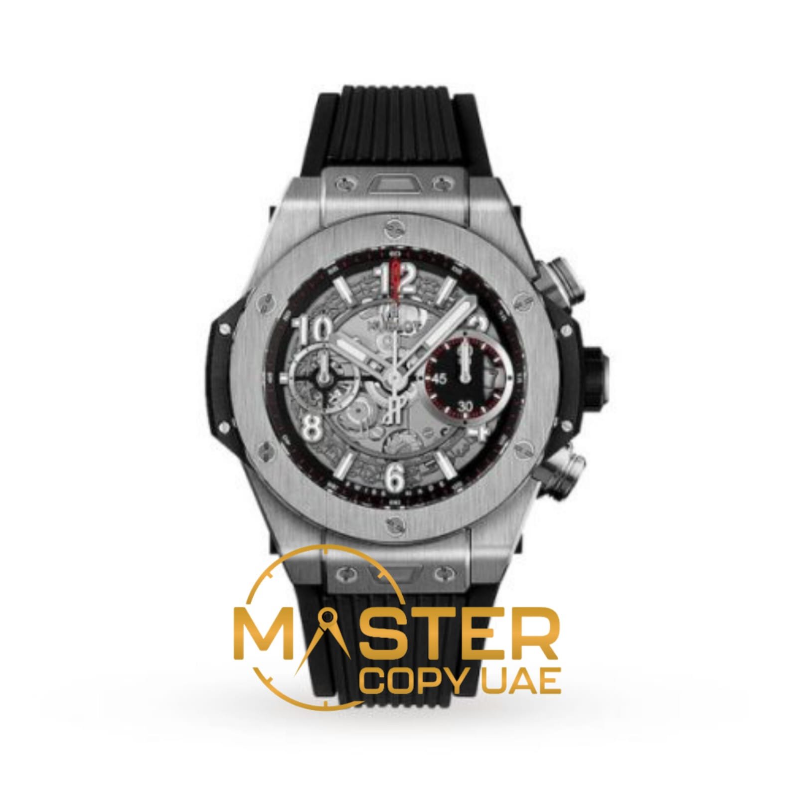 Replica Hublot Big Bang Men Automatic Grey Rubber Watch 441.NX.1170.RX