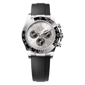 Rolex Cosmograph Daytona 116519LN White Gold With Black Oysterflex